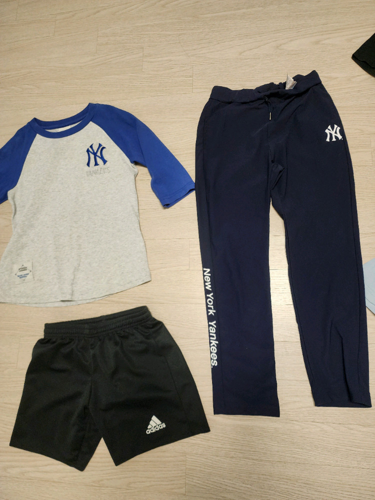 (일괄)남아옷 130사이즈 노스페이스키즈,mlb키즈,아디다스 키즈 이미지