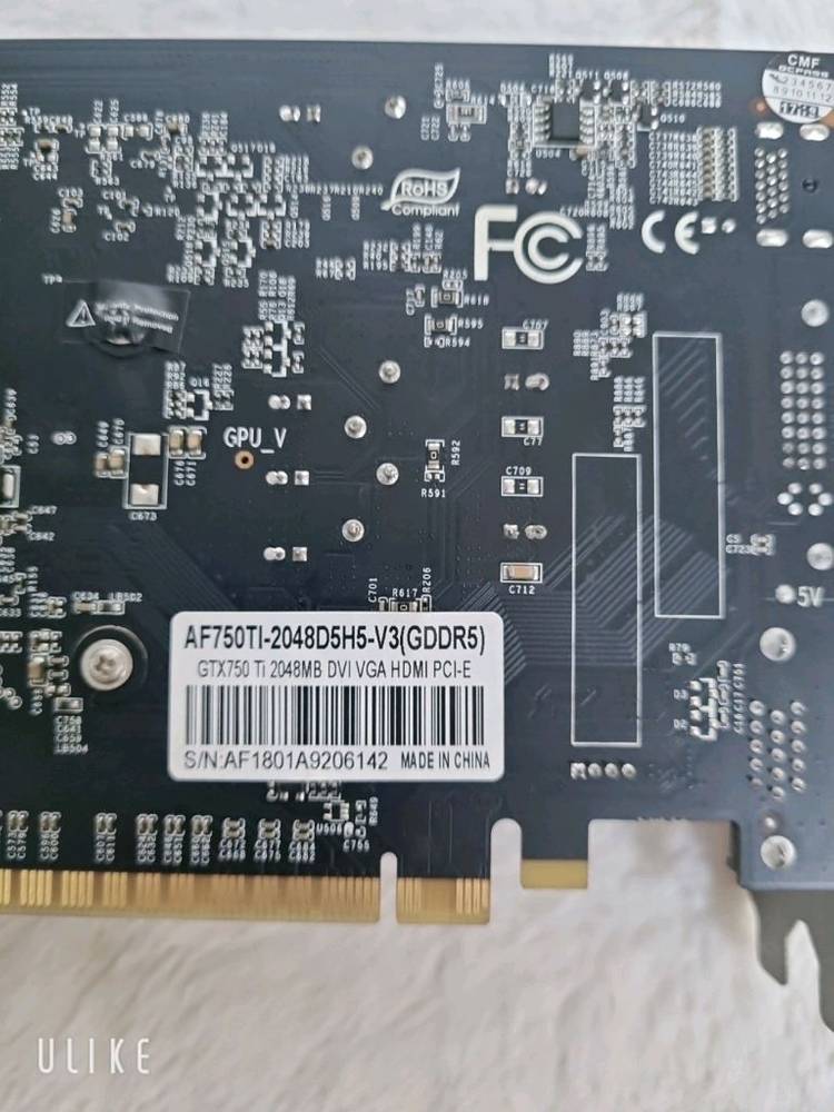 AFOX 지포스 GTX 750 Ti D5 2GB 그래픽카드 이미지