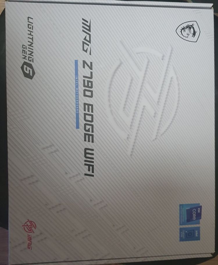메인보드 MSI MPG Z790 Edge WiFi DDR5 화이트 (내용 필독) 이미지