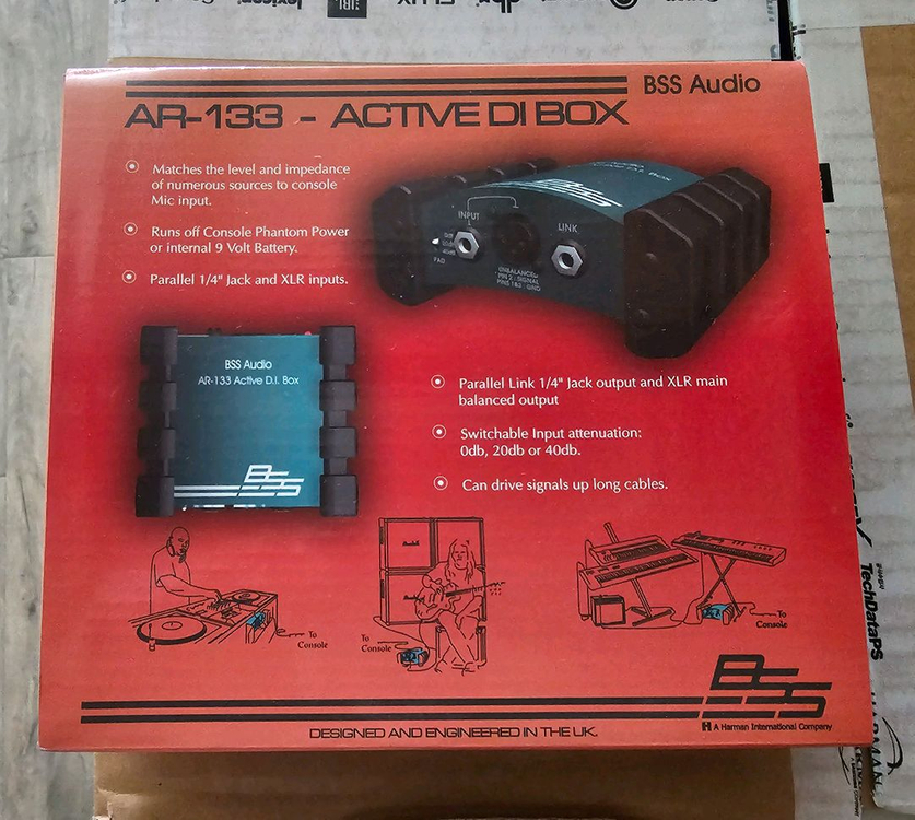 BSS AR-133 DI BOX 액티브 다이렉트 박스 이미지