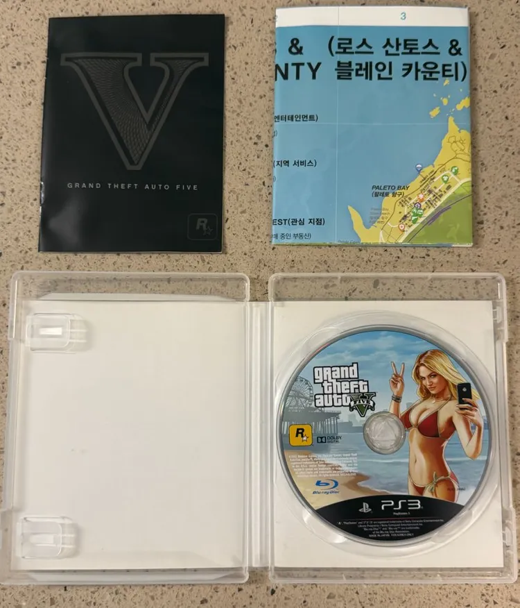 PS3 GTA5, 무료배송 , 플스3 게임 이미지