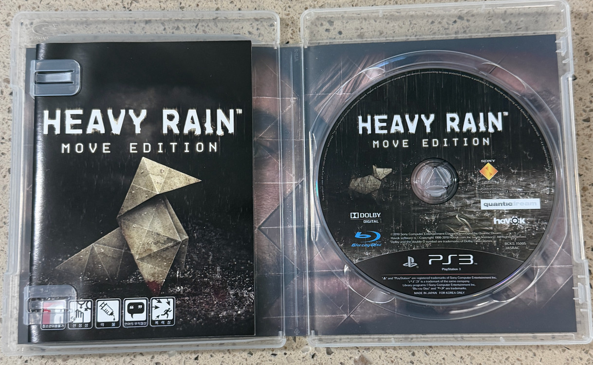 플스3게임 헤비레인, 무료배송, PS3 게임 이미지