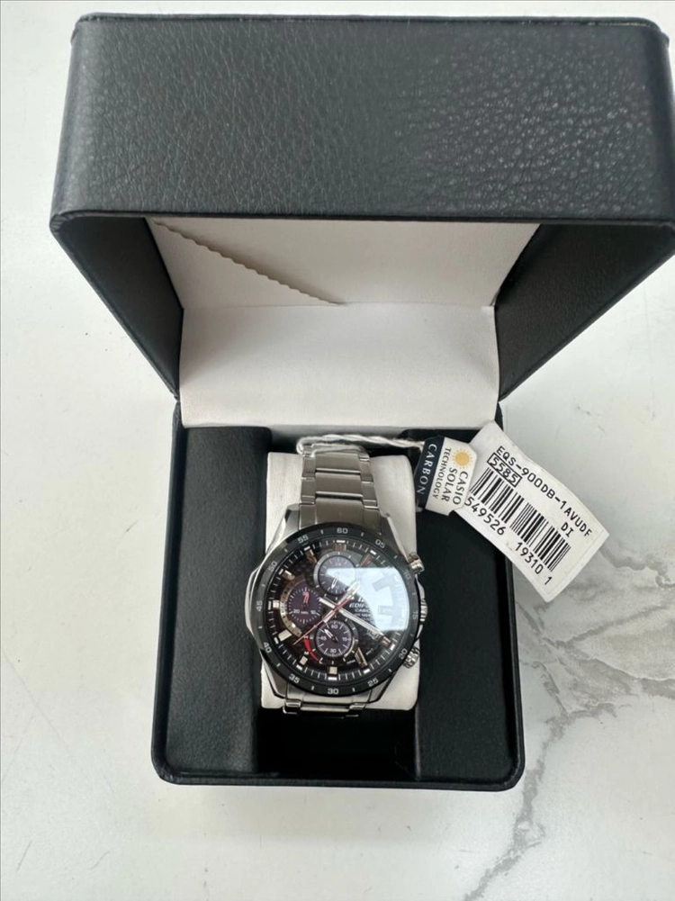 카시오 에디피스 솔라 크로노그래프 미사용 새상품 풀세트 팝니다카시오 에디피스(CASIO EDIFICE) 솔라 크로노 - 안심되는 중고거래