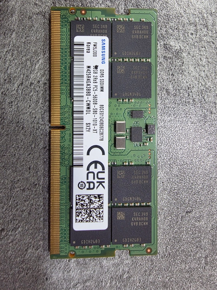 삼성정품 노트북 램DDR5 448000 5600 SO-DIM 메모리 32GB 이미지