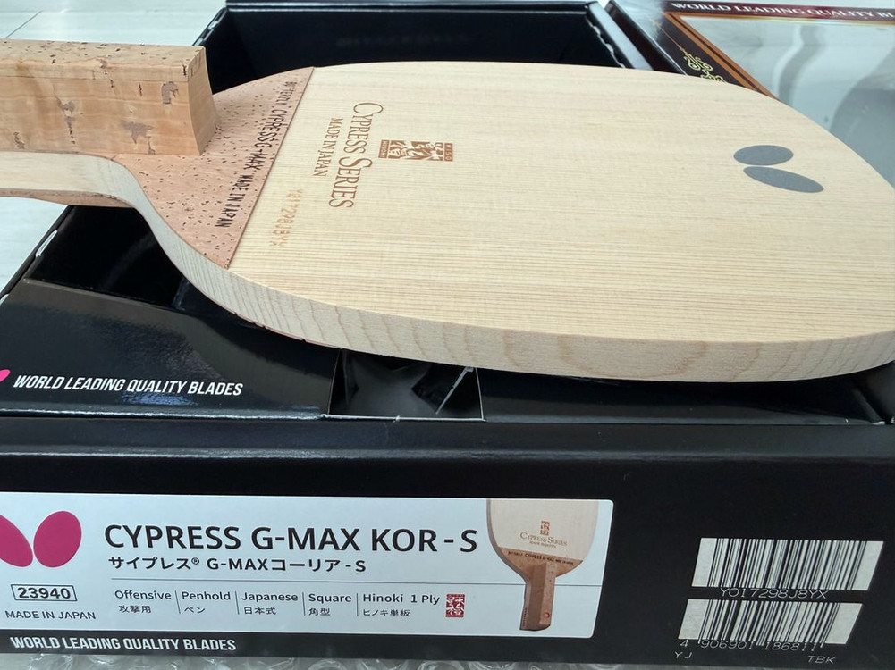 버터플라이 CYPRESS G-MAX 펜홀더 탁구 라켓 이미지
