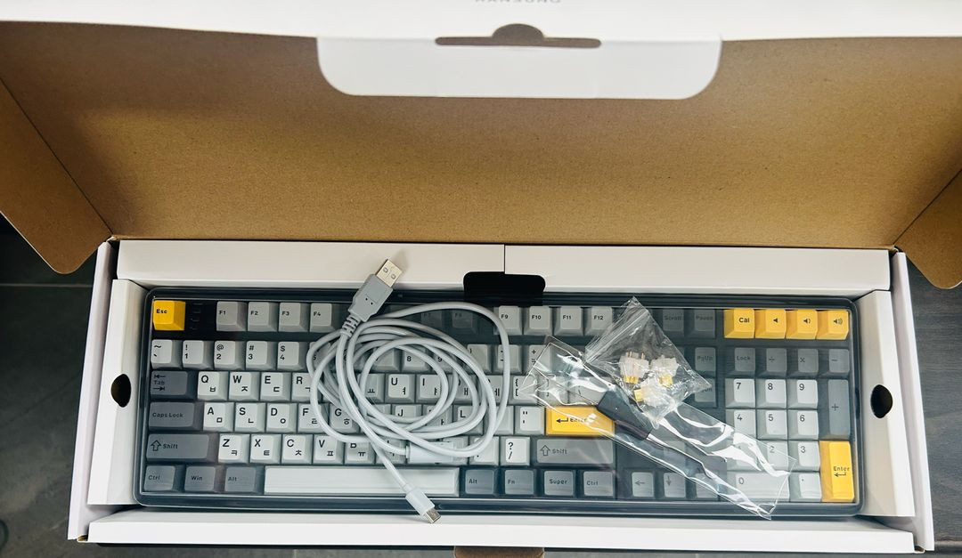 한성키보드 GK798PRO 스페이스블랙(브라운슈가 저소음 토독) 이미지
