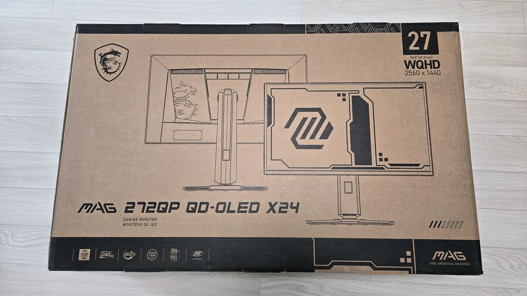 MSI MAG 272QP QD OLED X24 모니터 판매해요 이미지