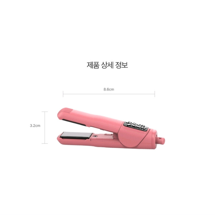 [새상품] 글램팜 토이 고데기 미니어처 키링 이미지