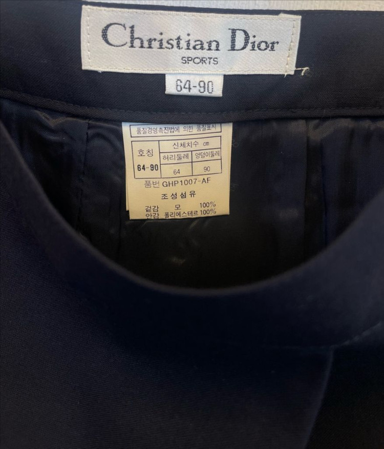 Dior Sports 디올스포츠 치마바지:) 네이비 큐롯스커트 이미지