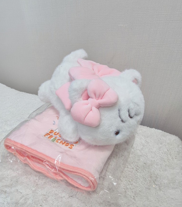 미코캐릭터즈 고양이 인형 라잉인형 대형타월 무릎담요 증정 이미지