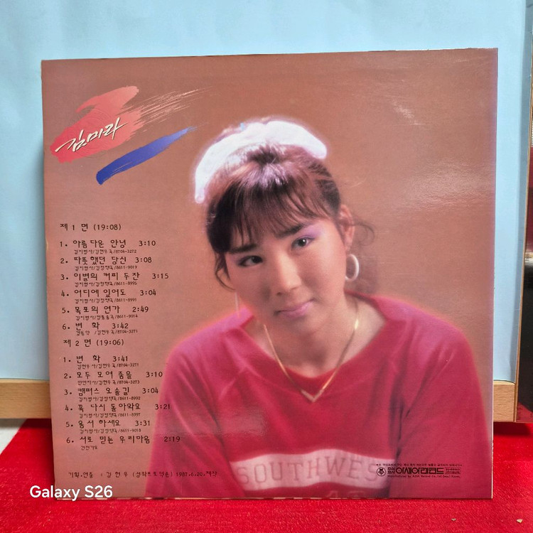 김미라 아름다운 안녕 LP 희귀반 5019 이미지