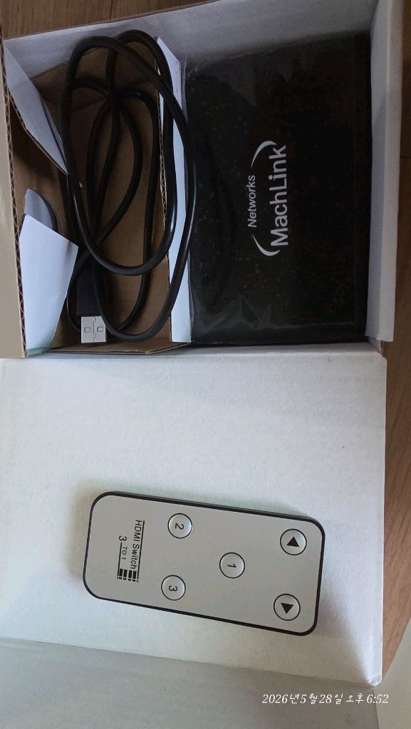 4K HDMI 스피커터 새상품 hdmi 분배기 이미지