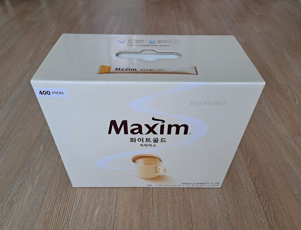 맥심 화이트골드 커피믹스 400개입 이미지