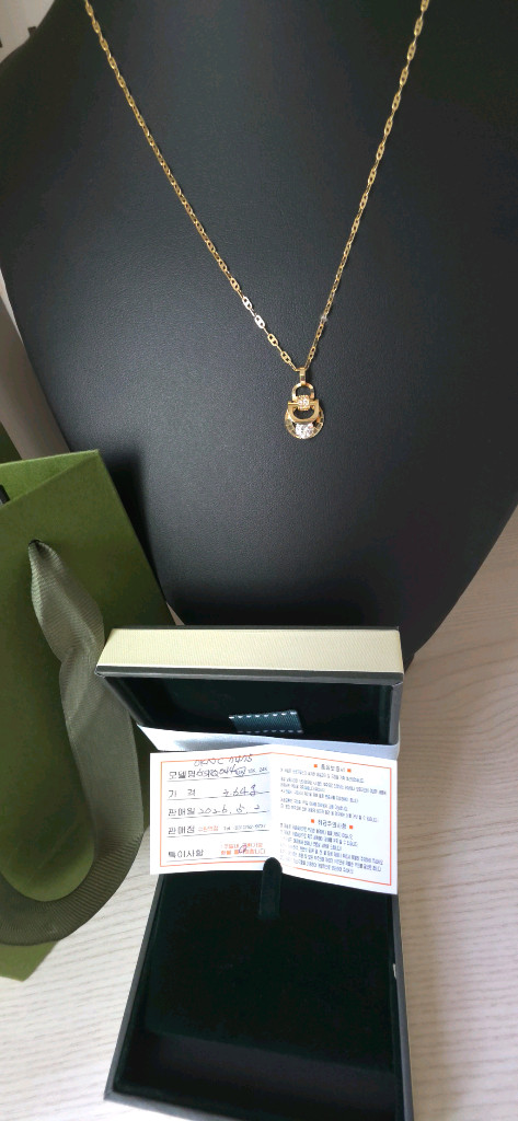 14k 옐로우골드 전체 금 목걸이 이미지