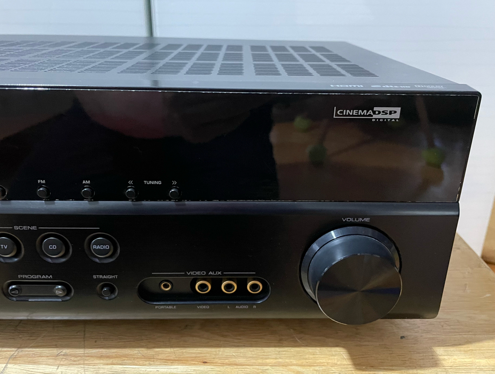 야마하 AV 리시버 앰프 RX-V371 5.1채널 비디오4k hdmi 전원안들어옴 고장품 부품용이나 고쳐사용할분 이미지