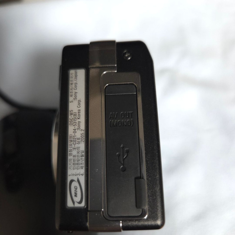 디지털 카메라 소니 사이버샷 dsc-w5 디카 이미지