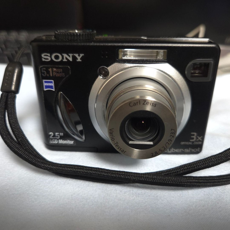 디지털 카메라 소니 사이버샷 dsc-w5 디카 이미지