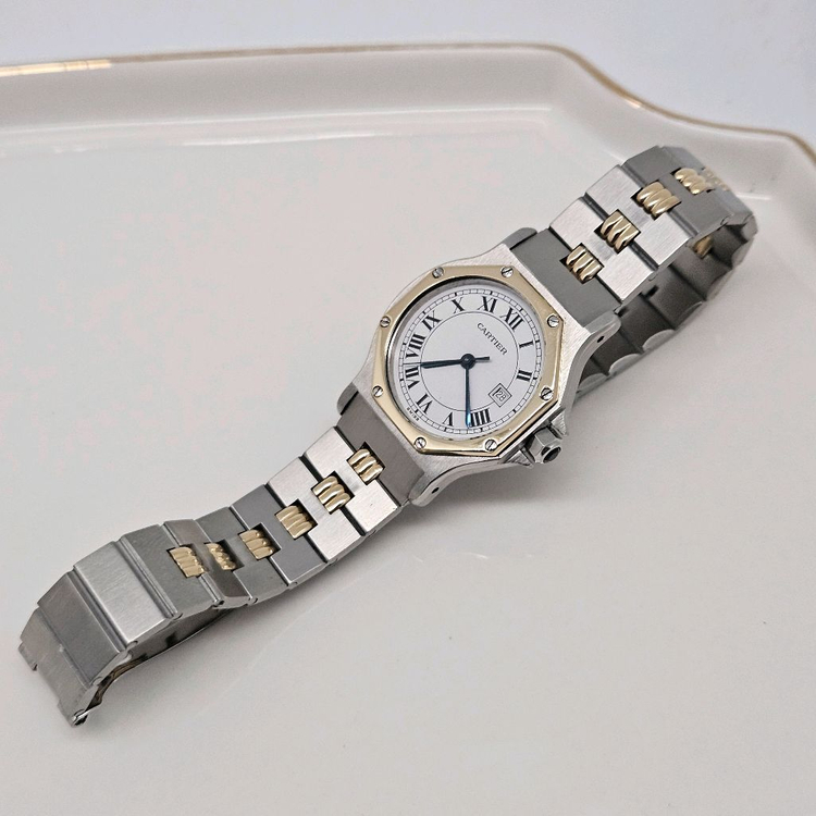 까르띠에 산토스 빈티지 시계 30mm 이미지