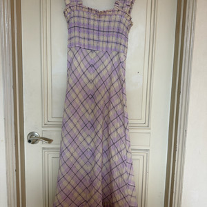 가니 플리츠 셔링 롱원피스 이미지