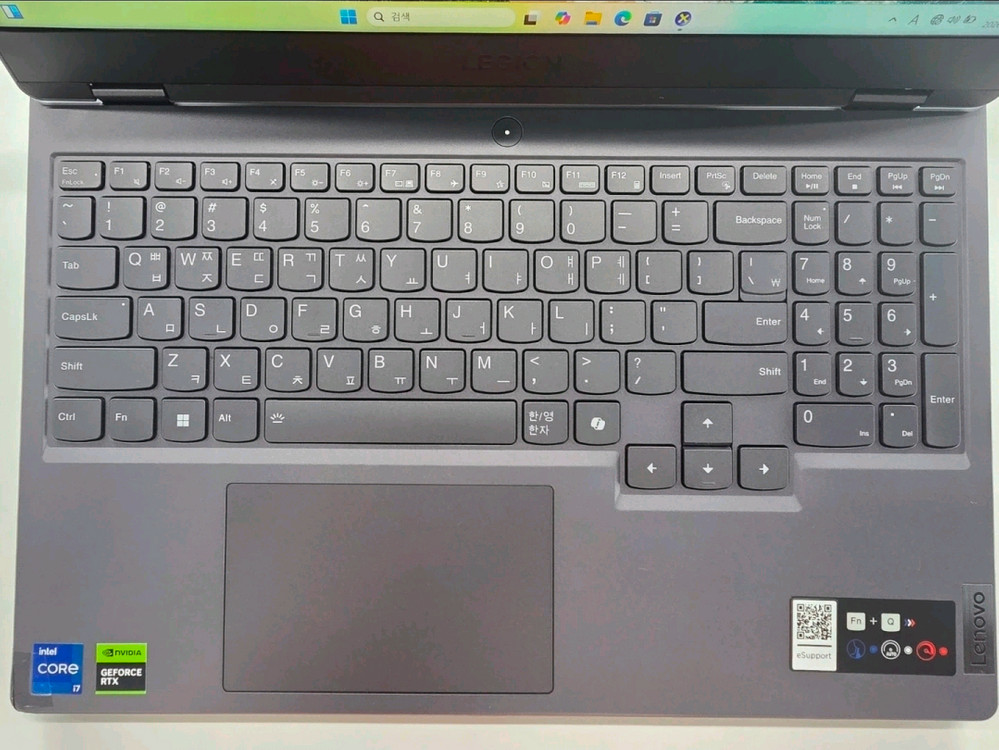 레노버 고사양 게이밍 리전5 RTX4060 / i7-13650HX / DDR5 24GB / SSD1TB 이미지
