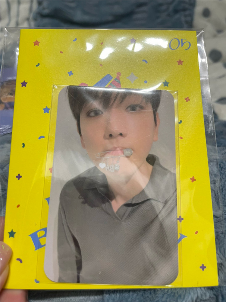 백현포토북, 생일카드 세트 이미지
