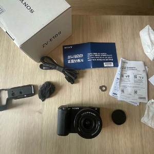 소니 ZV-E10mark2 카메라 + 1650번들렌즈2 풀박스