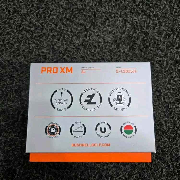 부쉬넬 정품 PRO XM 골프 거리 측정기 새상품 이미지