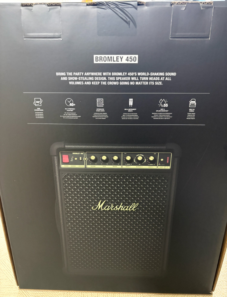 [미개봉/새상품] 마샬 브롬리 450 (Marshall Bromley 450) 스피커 판매해요:) 이미지