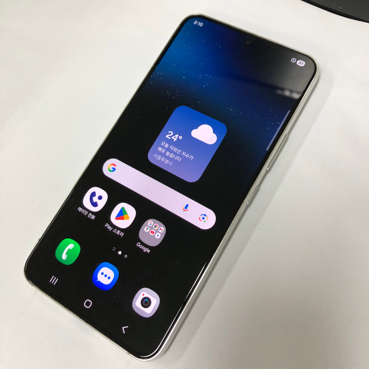 갤럭시S22 256GB 화이트 SK 무잔상 중고폰 기능정상 214337 이미지