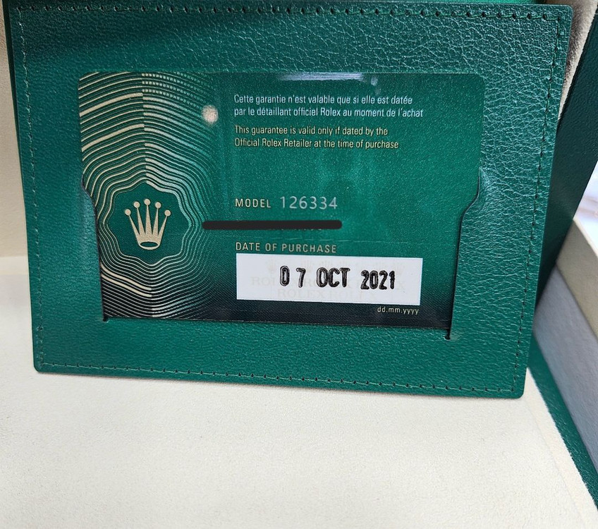 롤렉스 데이저스트 41MM126334 청판 바인덱스 쥬빌레 이미지