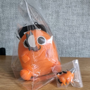 네고가능, 새상품 체인소맨 포치타 인형키링, 피규어키링 세트 일괄 이미지