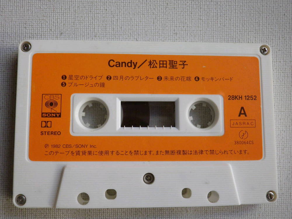 마츠다세이코 명반 6집 CANDY 카세트 테이프 이미지