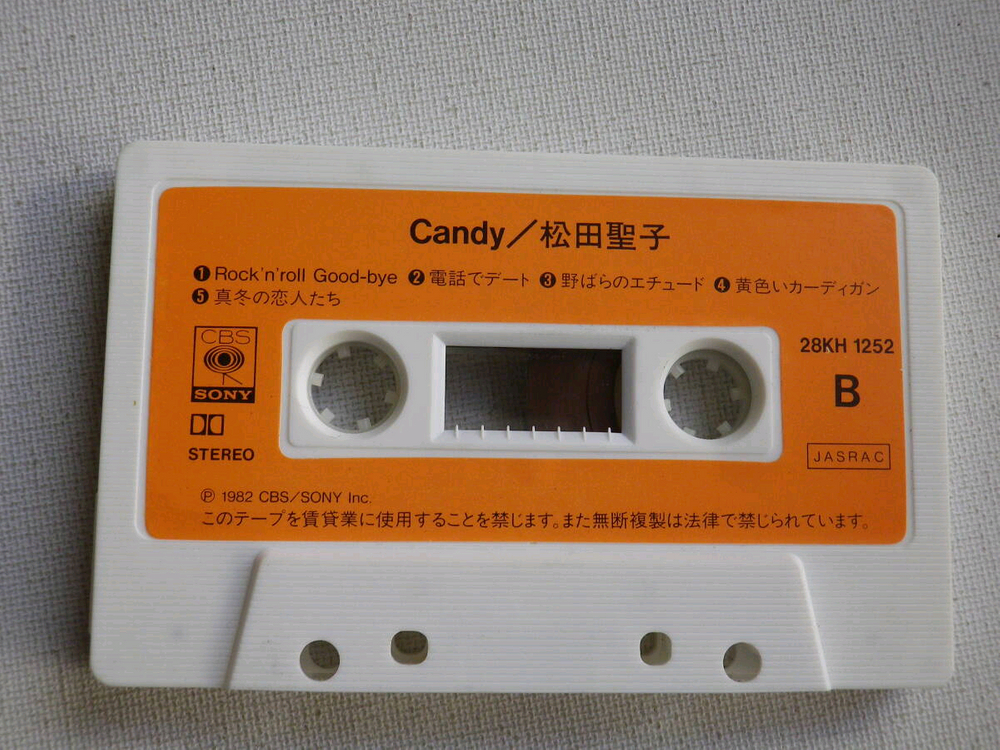 마츠다세이코 명반 6집 CANDY 카세트 테이프 이미지