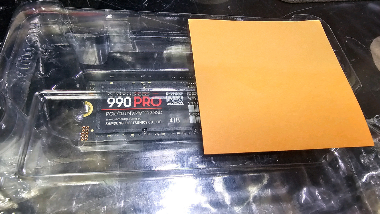 삼성전자 990PRO 4TB NVMe M.2정품 판매합니다 이미지