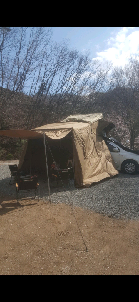 야마비시 루프탑텐트와어닝 이미지