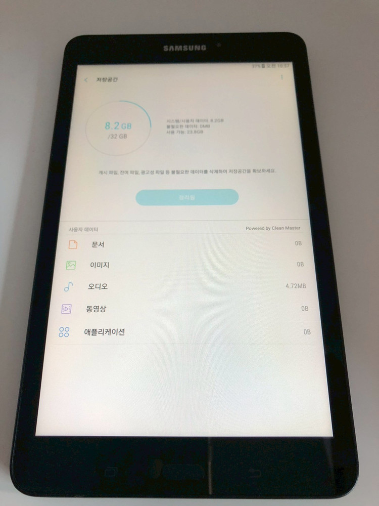 갤럭시 탭A(2017) 블랙 와이파이(T380) 판매(5401) 이미지