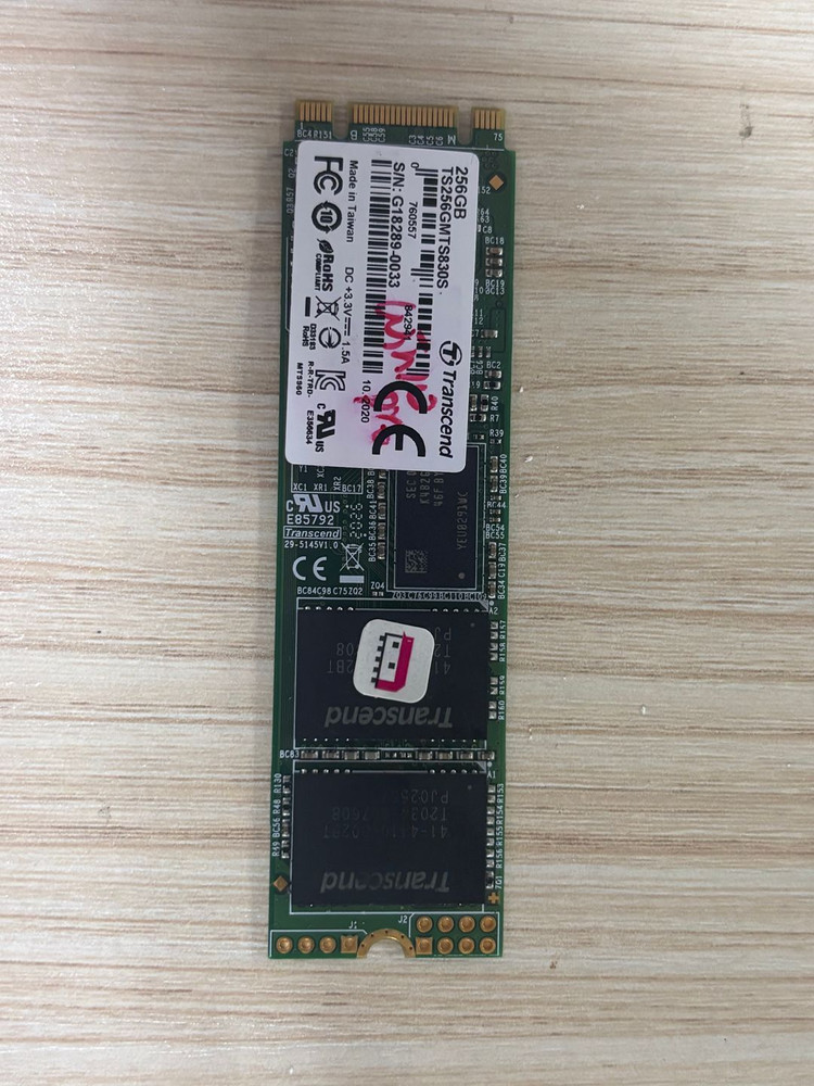 Transcend 256Gb M.2 SSD SATA/600 TS256MTS830S 이미지