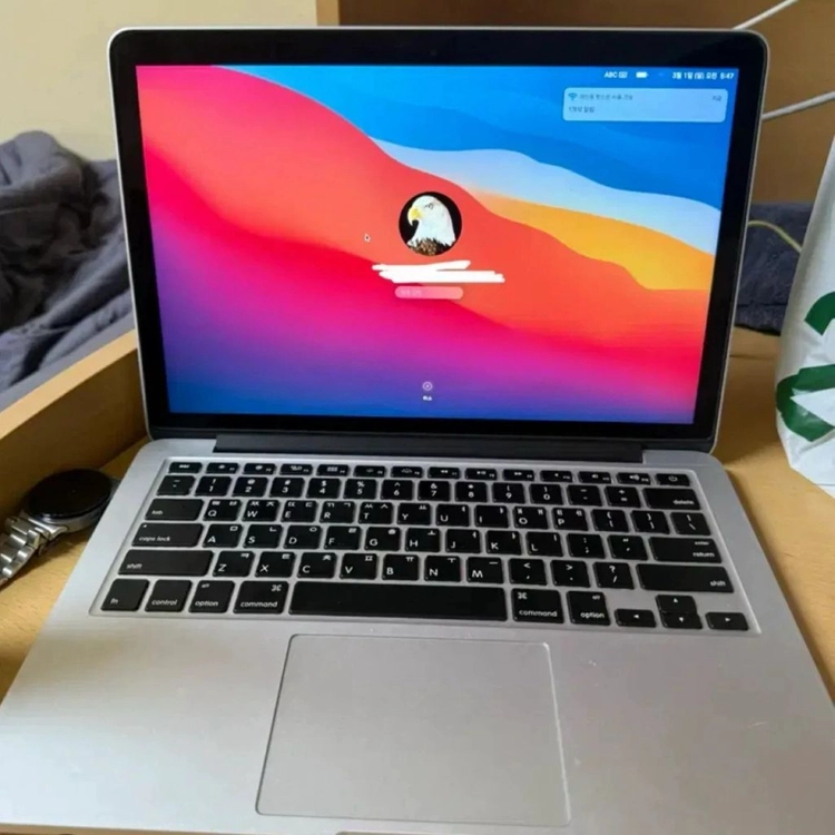 맥북 프로 13인치 2014년 cpu I5 램8기가 - 안심되는 중고거래