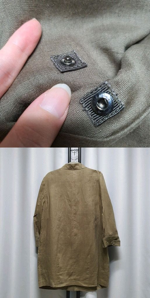 쁘렝땅 야상 린넨 자켓 이미지
