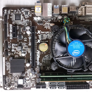 B85M-HDS ASRock메인보드+i5-4460(3.2GHz,4C,4T)CPU+12GB RAM 이미지