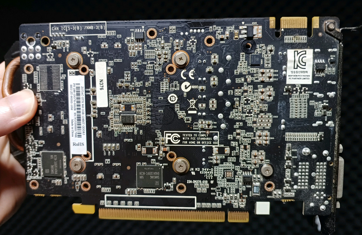 ZOTAC GTX960 2GB 그래픽카드 / 부품용, 수리용 이미지