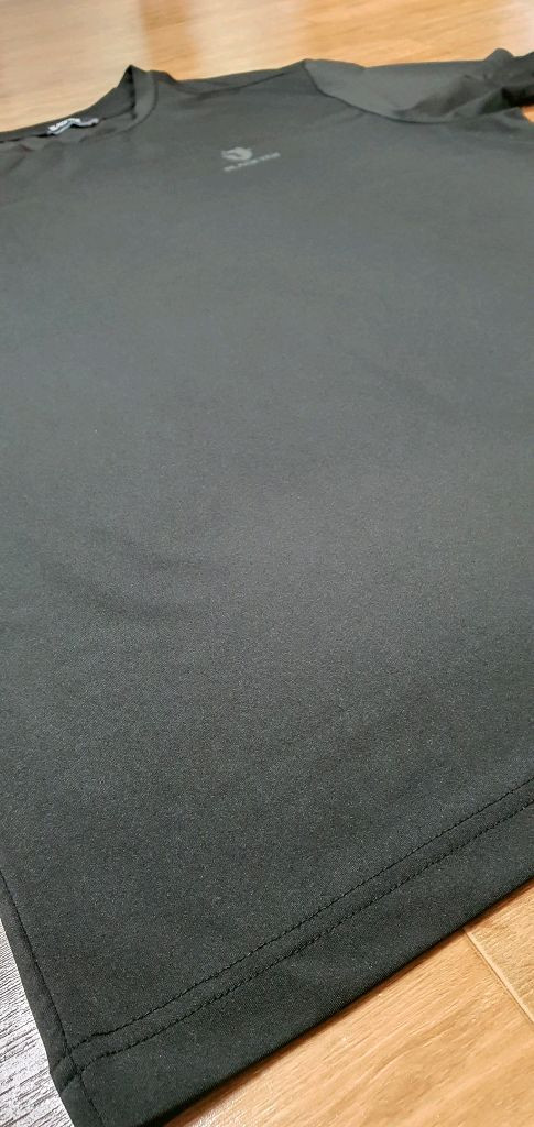 남.95-100 슬림) 블랙야크 남성 기능성 반팔티,검정색 / 남성 등산티, 아웃도어 트레킹 트레이닝 이미지