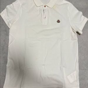 몽클레어 흰색반팔카라티 정품 m 이미지
