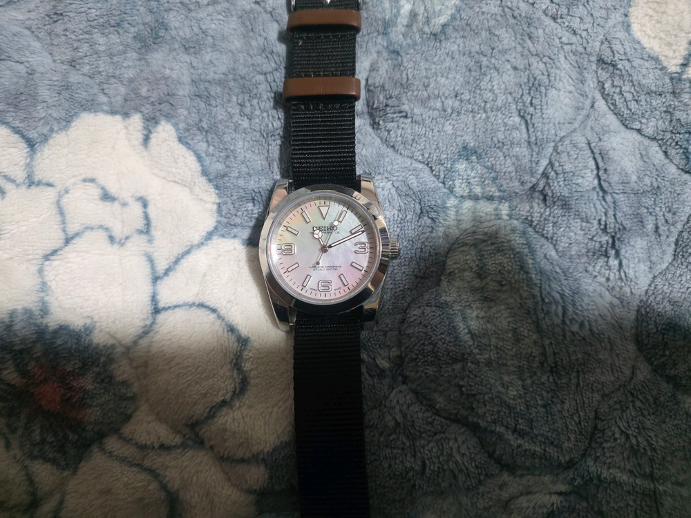 세이코mod 익스플로러 자개판 36mm 이미지