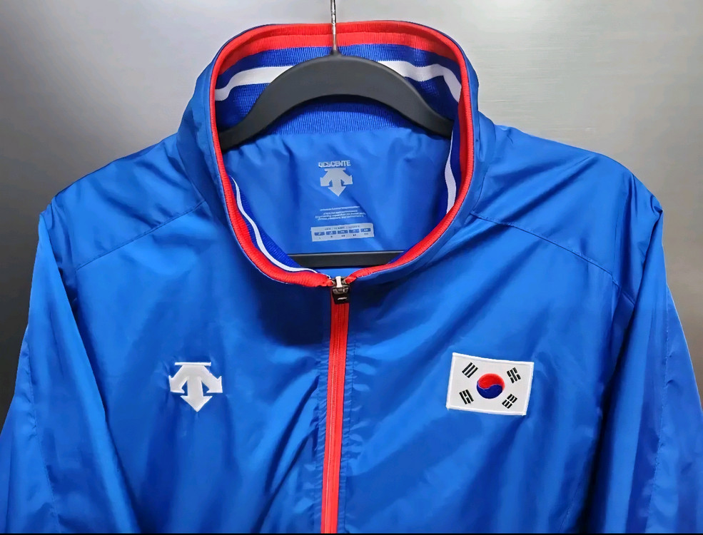 [모자도 같이 드림 남성용] 데상트 대한민국 국대 인천아시안게임 야구 자켓 100사이즈 나이키 퓨마 아식스 아디다스 이미지