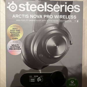 스틸시리즈 arctis nova pro wireless 무선 게이밍 헤드셋 판매합니다 이미지