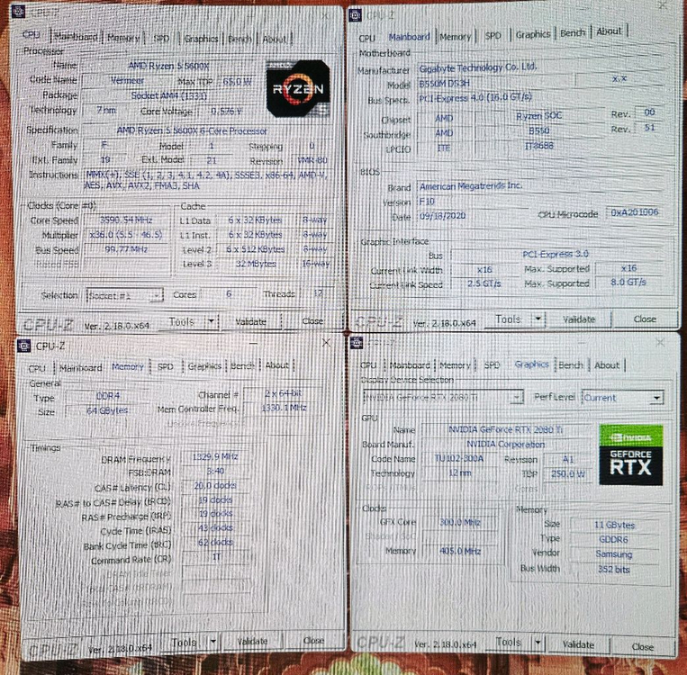 라이젠r5 5600x, 64gb,2080TI 본체 이미지