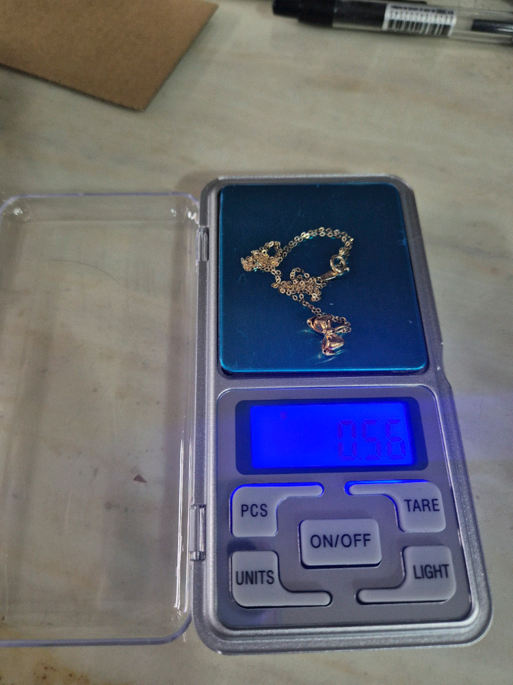 18k 리본 목걸이 이미지