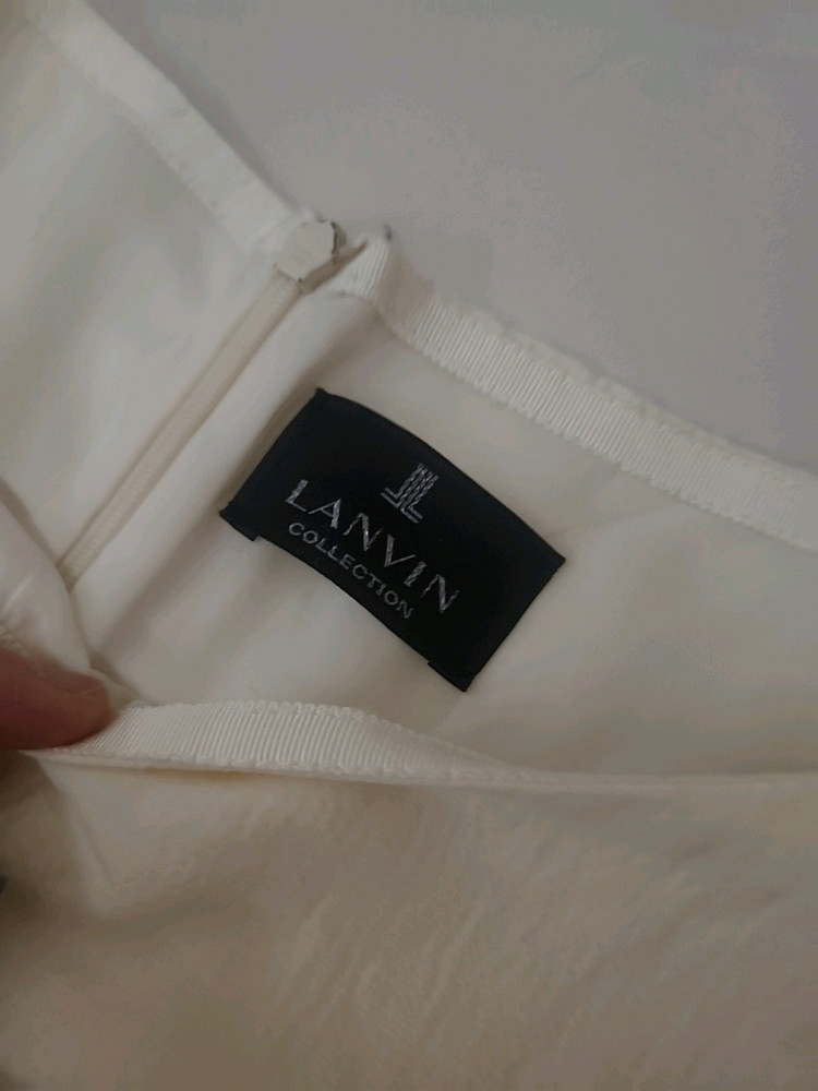 130만원대 한섬 랑방 컬렉션(LANVIN COLLECTION) 드레이프 셔링 원피스 이미지