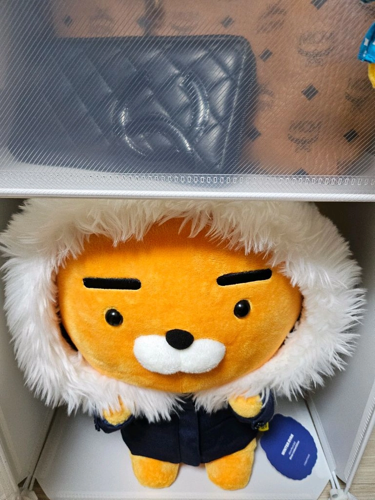 카카오 인형 후드 패딩라이언 카카오프렌즈 윈터라이언 #완전새거# 이미지